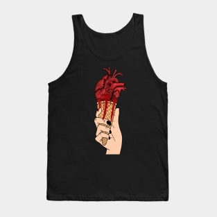 Ice cream heart Tank Top